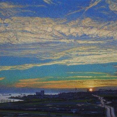 Zonsondergang-gezien-vanaf-Fort-Yedikule-Istanbul